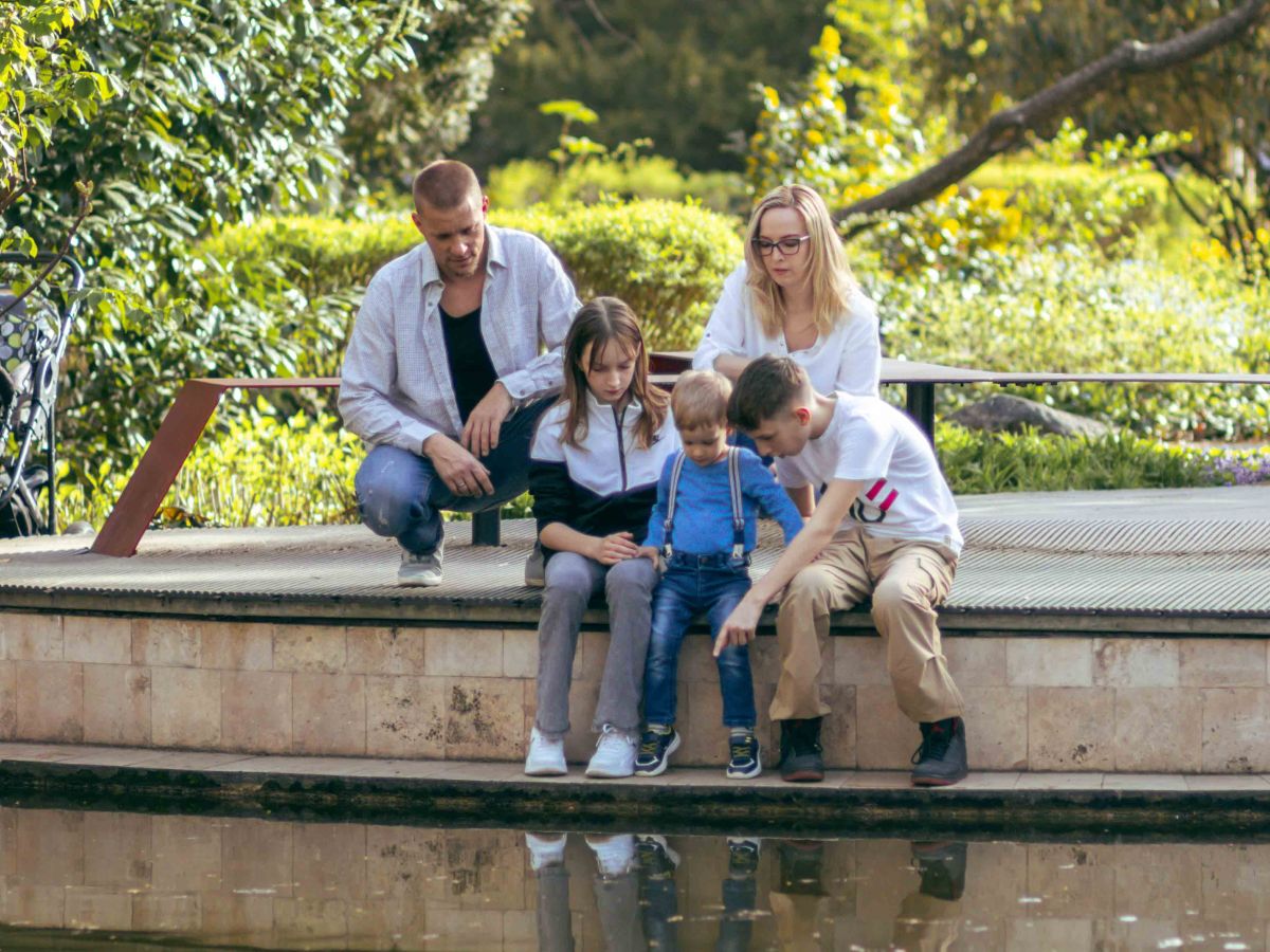 Tavaszi családi fotózás a&nbsp;Margit-szigeten